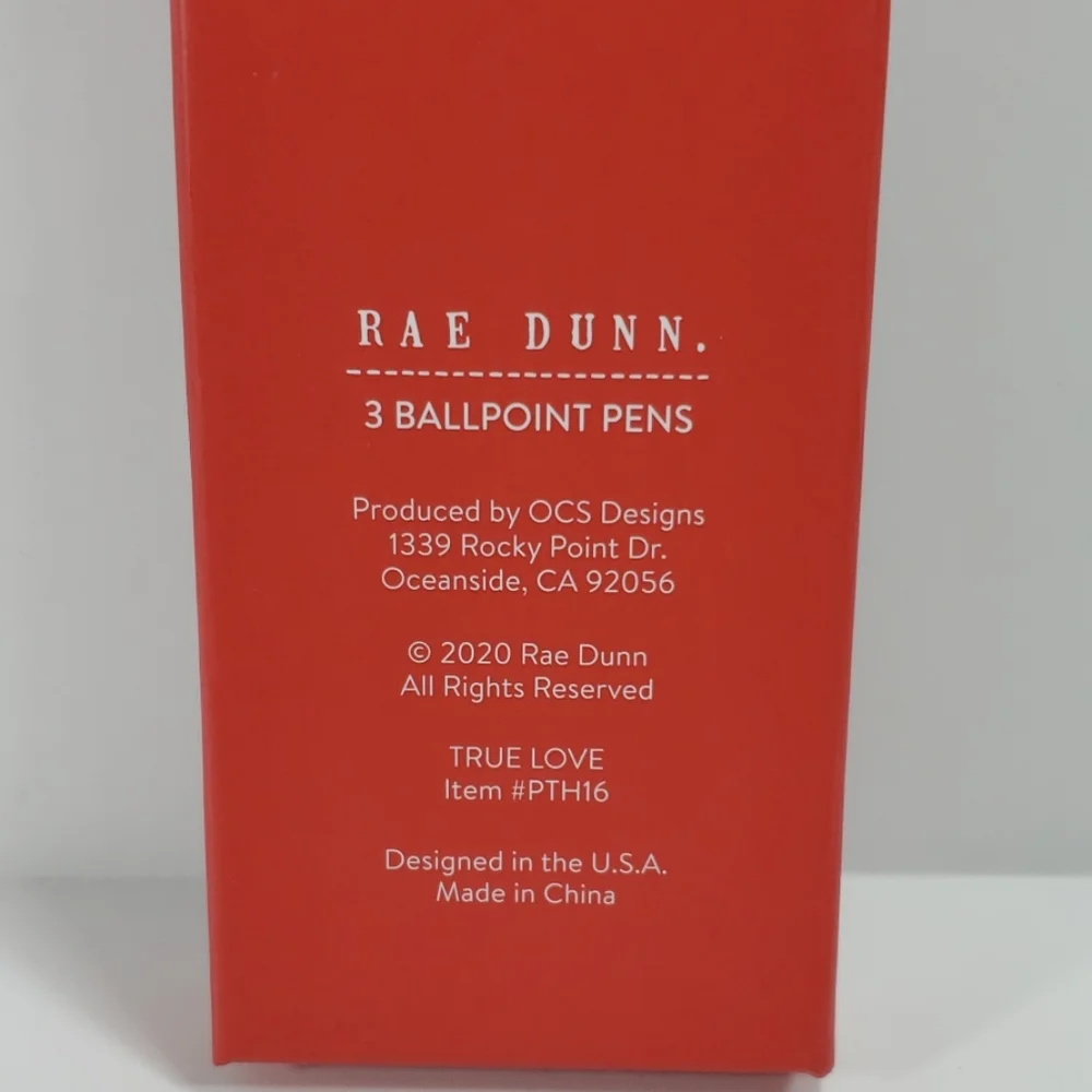 Rae Dunn True Love Pen Set of 3